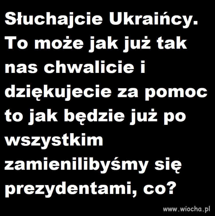 Taka mała propozycja...