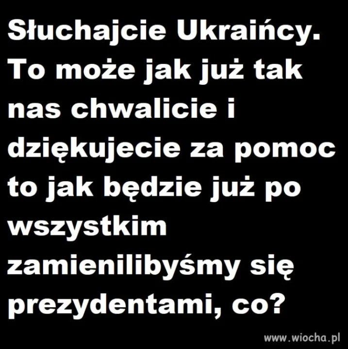 Taka mała propozycja...