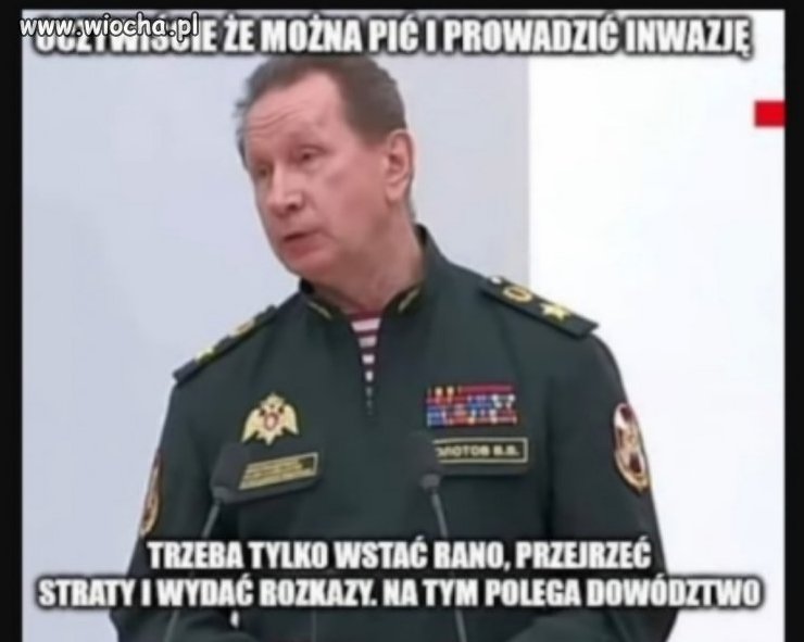 Generał Denaturow radzi...