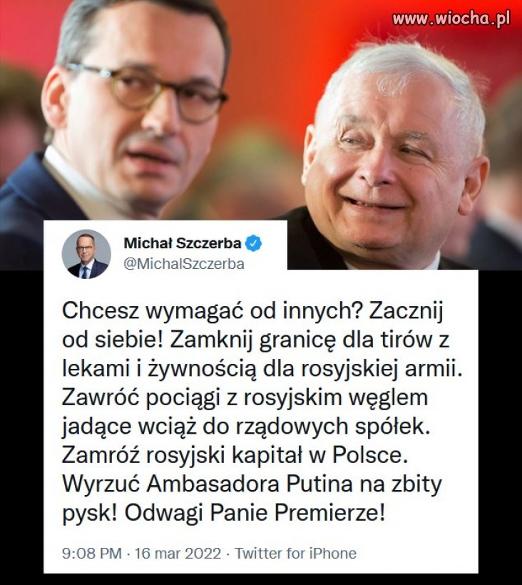 Jedno co ma to zakłamaną mordę