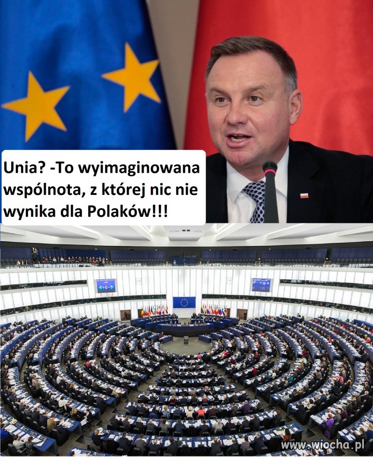 UE to wyimaginowana wspólnota - A. Duda