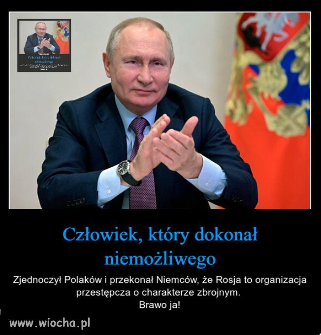 Nawet PiS, agentura Putina przekonala sie do UE...