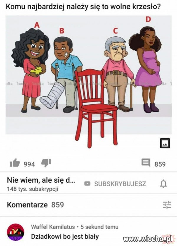 Komu najbardziej należy się krzesło?