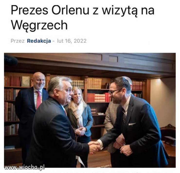 Jedna rodzina przyjaciół Putina...Orban popiera Rosję i Putina.