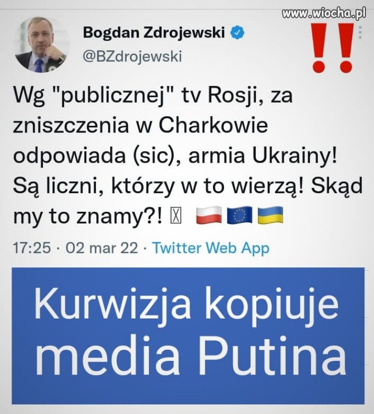 Rosyjska telewizja narodowa identyczna jak nasz kurwizja 