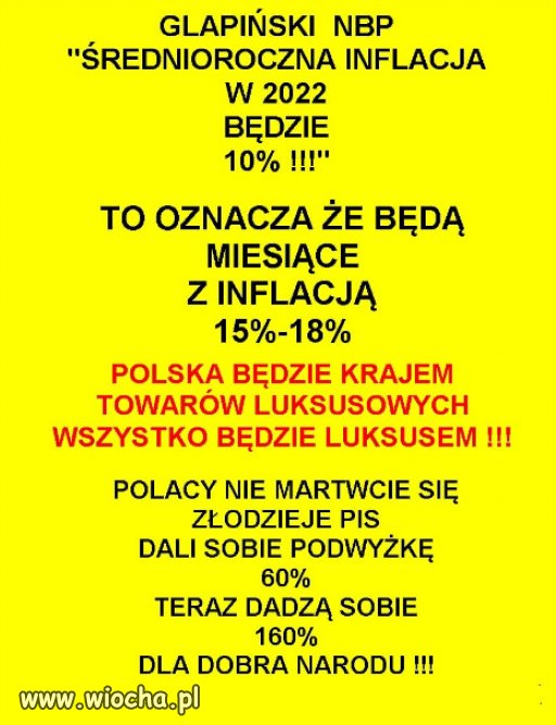 Zapowiada sie ``luksusowe`` zycie dla Polakow ...