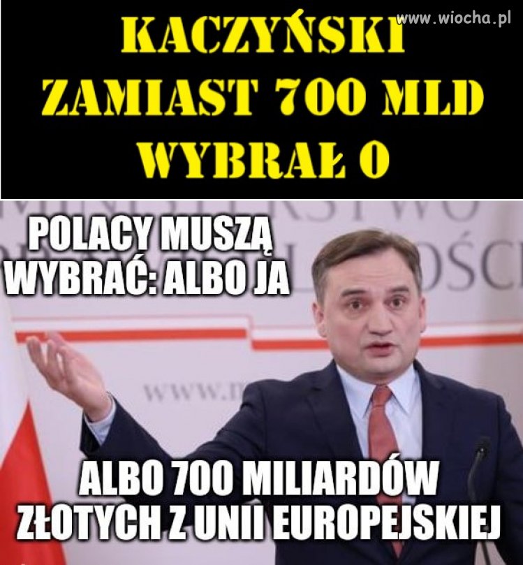 Prezes Kaczyński zamiast 700 mld, wybrał Zero???