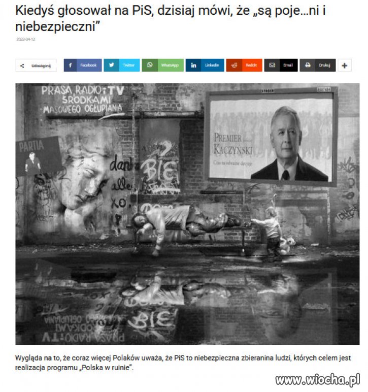Słowa ostre ale niestety prawdziwe. 