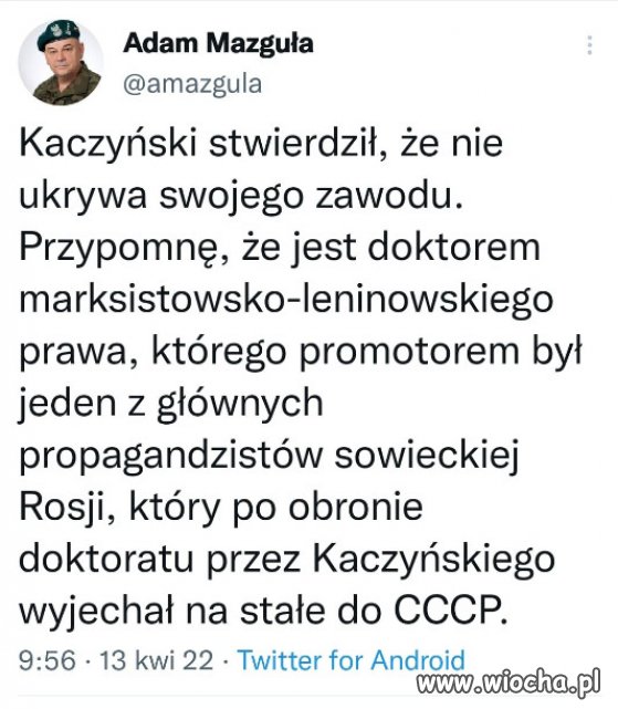 Jarozbaw nie jest Europejczykiem, jego ciągnęło na wschód