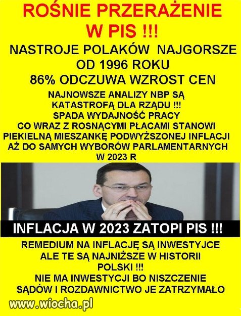 Polacy zauważyli "Dobre Zmiany" ...na gorsze!