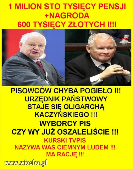 Ciemny lud, wybral do wladzy ciemniakow i taki rezultat!