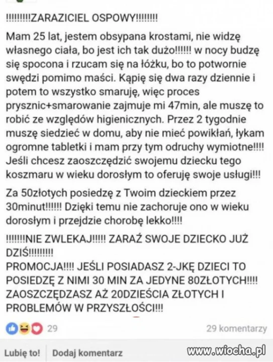 Zaraziciel Ospowy