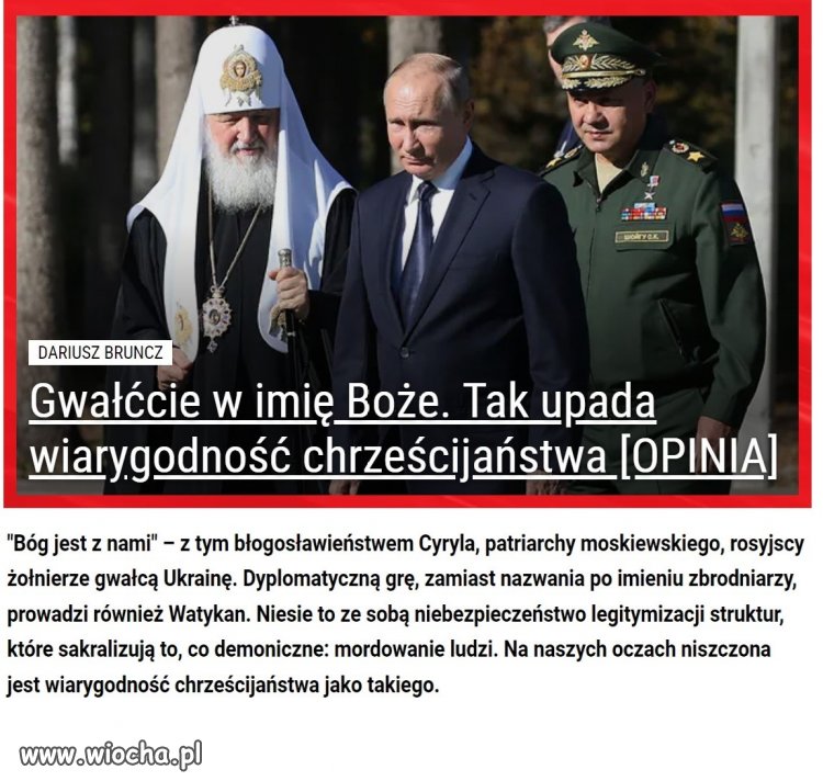 W imię boga... 