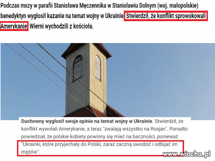 Czego to można się dowiedzieć na kazaniu