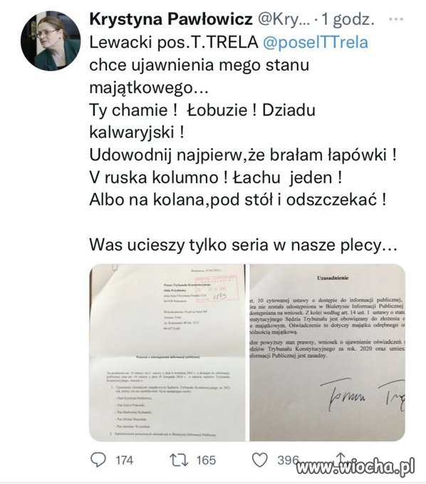 Pawłowicz v/s Trela