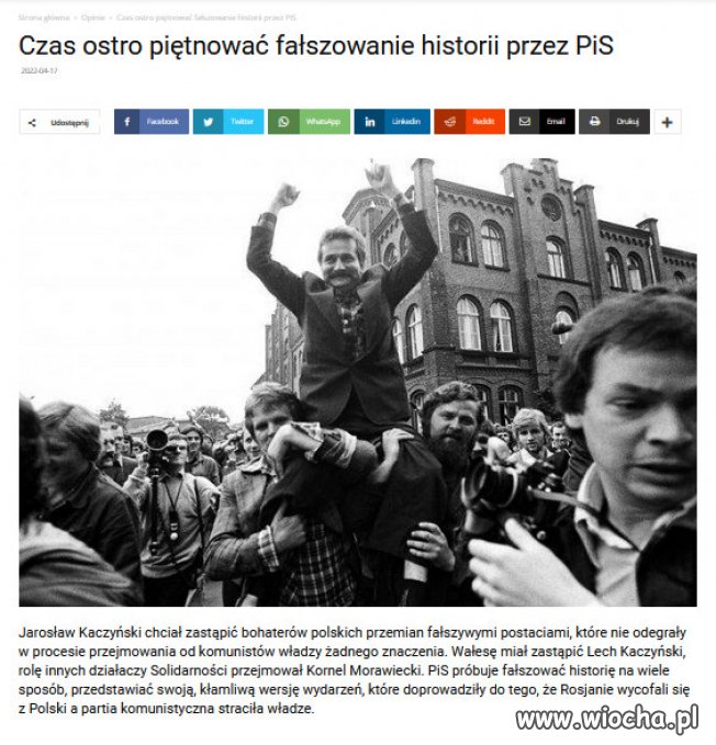 Komuniści za czasów PRL, również fałszowali historie!