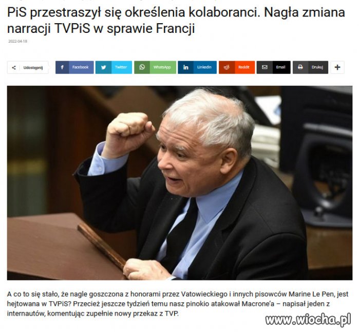 Odwracanie kota ogonem, to specjalnosc propagandy PiSu...