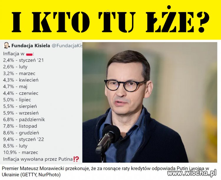 Znalazł winnego rosnących rat kredytów. 