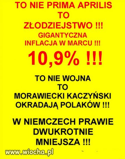 Kupowane wladzy przez PiS kosztuje...teraz placa wszyscy!