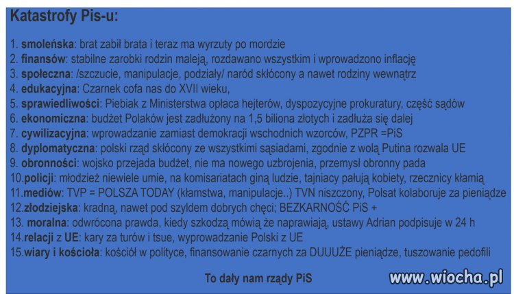 Sukcesy rządu PiS