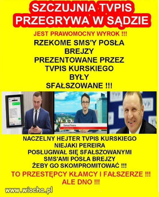 PiS juz przegrywa we wlasnych sadach ZEROVA...
