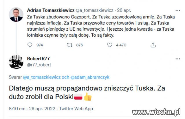 Kaczyński propaganda, chce zniszczyć Tuska.