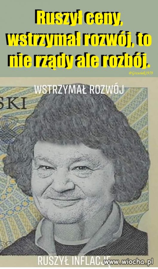Ruszył ceny, wstrzymał rozwój, to nie rządy ale rozbój.