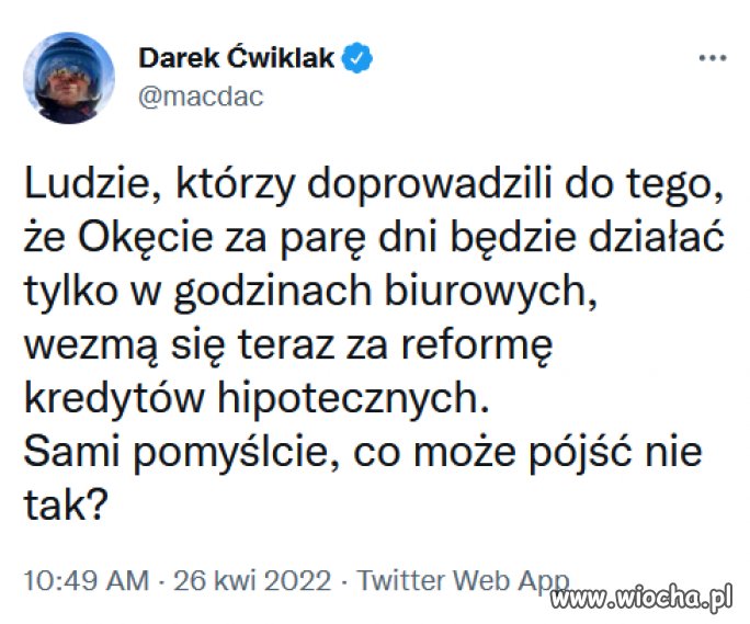 Co może pójść nie tak? 