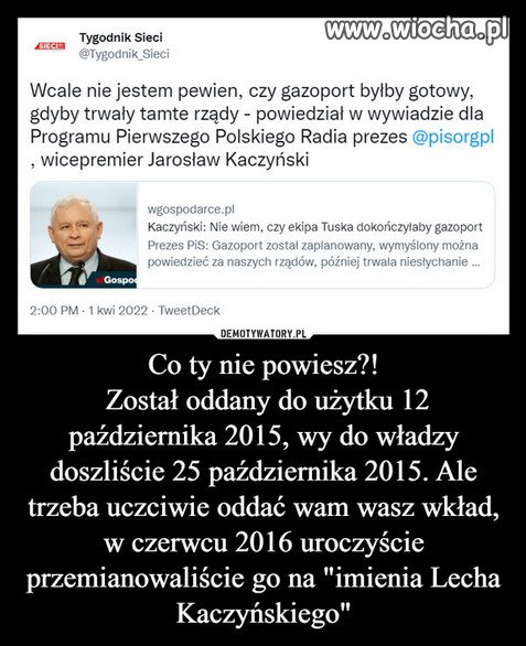 Dobrze kombinuja te swoje sukcesy, kosztem innych.