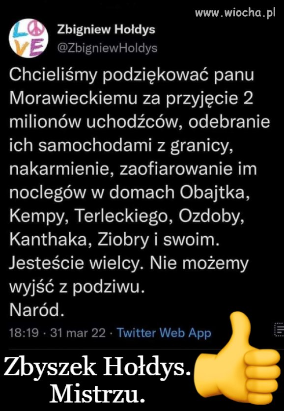 Podziękowania dla Pinokia 
