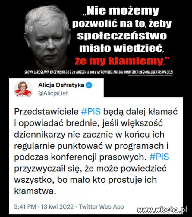 Urodzeni by kłamać