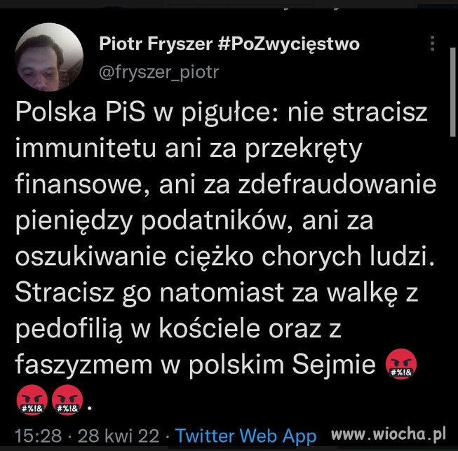 Takie czasy, starych komuchów, teraz katoli, nazywają się 