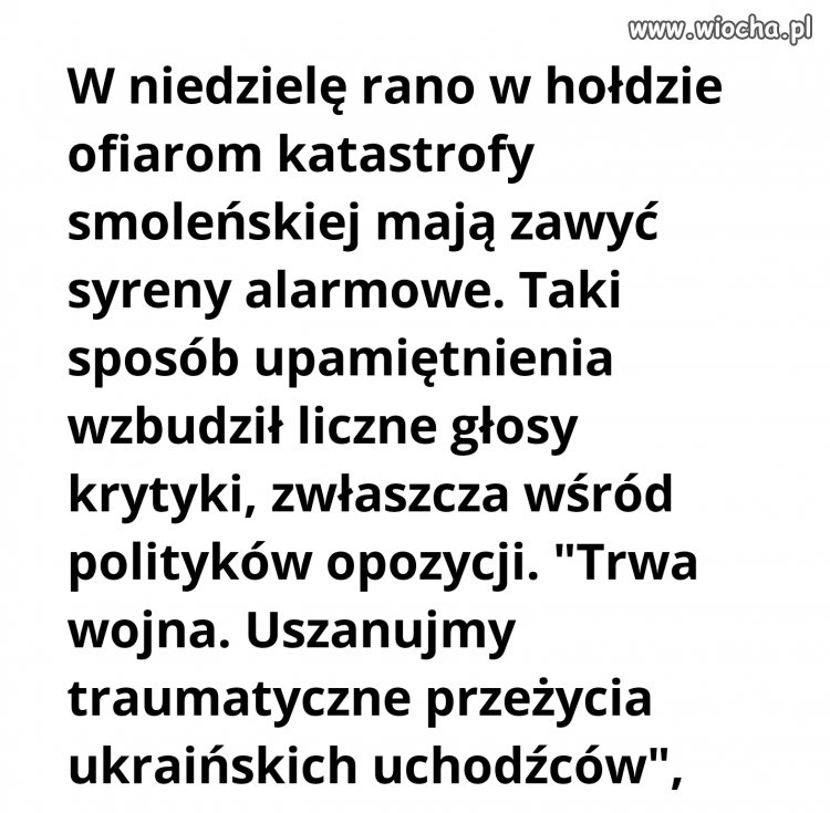 Ból Kaczyńskiego znów jest wiekszy niż uchodźców