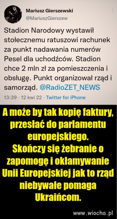 Czyli rację miała Emilewicz, że zarobić można nawet na wojnie i cudzym nieszczęściu?