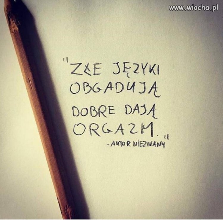 Dobre i złe języki 