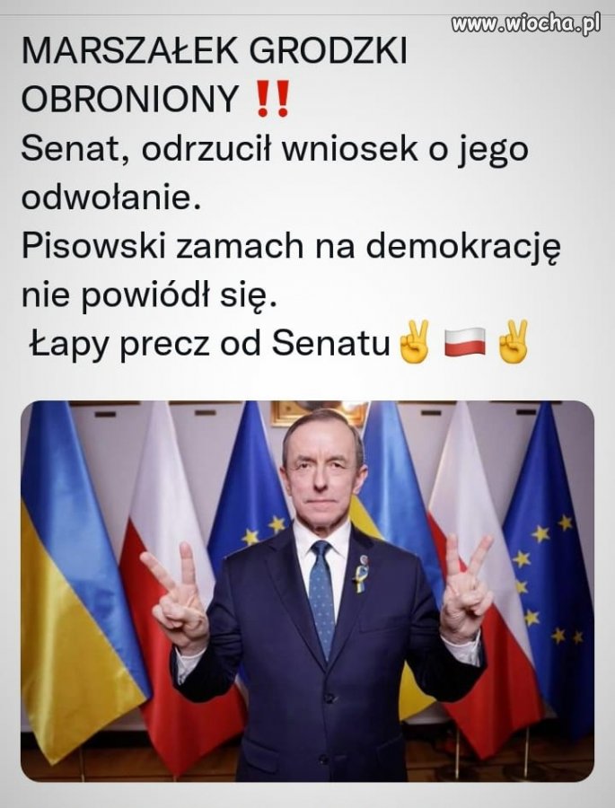 To jest pierwszy milowy krok do obalenia tej szalonej 