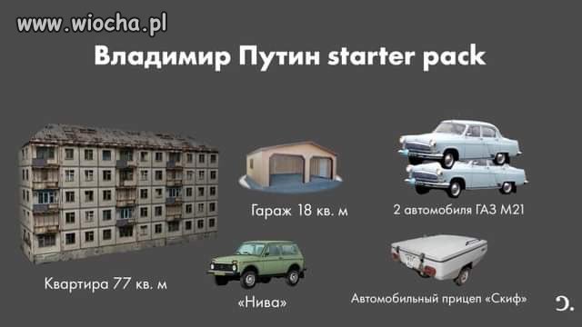 Zeznanie majątkowe Putina za rok 2021
