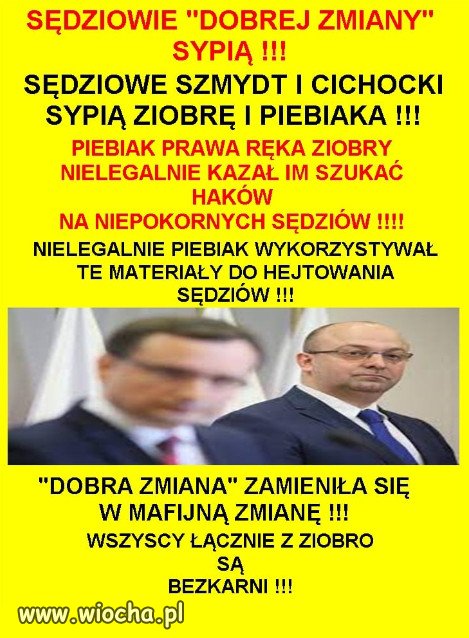 Nie wszystkich sedziow udalo sie kupic PiSowi...