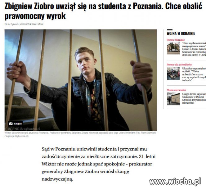 Mściwy Zerov sam chce wydawać wyroki...