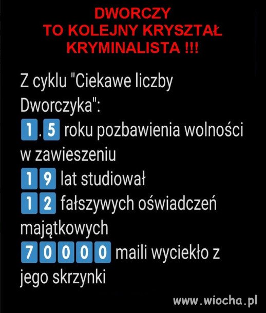 I nadal mocno siedzi na stolku, same kryształy...