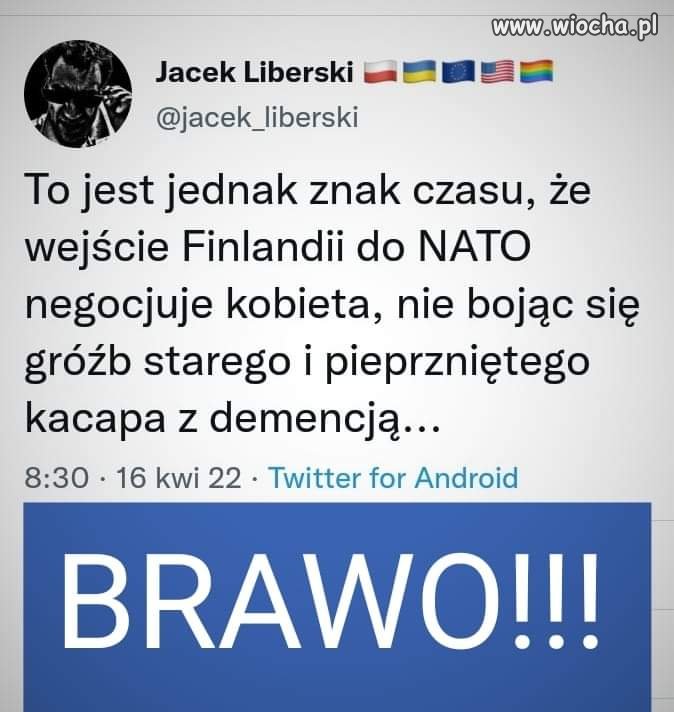 Szacunek dla Finlandii.