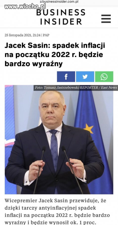 Jak Sasin coś powie, to wiadomo jak będzie.