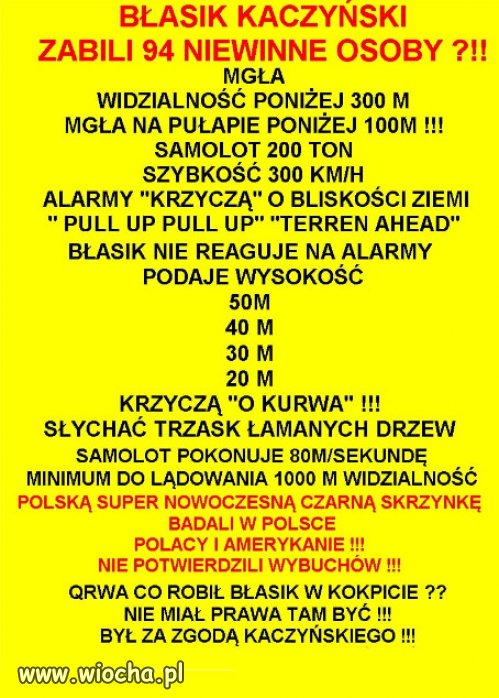Czas na przypomnienie faktow...