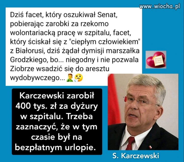 Stary cwaniak im wolno wszystko a tych co mówią prawdę zaraz odwoływać