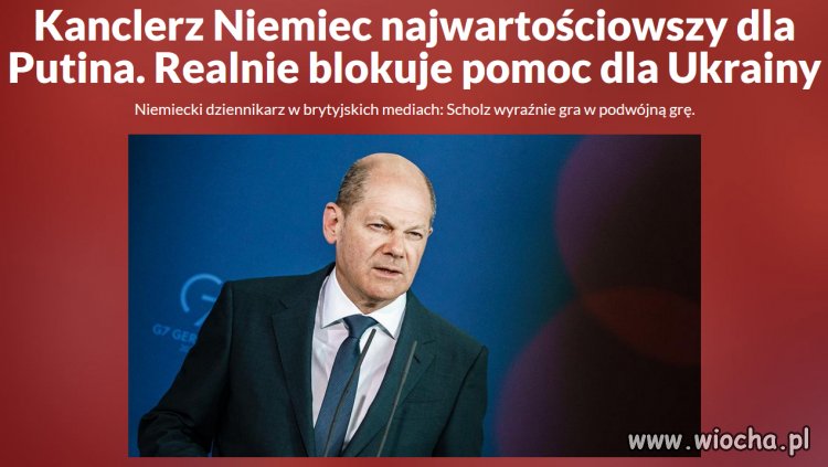 W co gra Scholz?