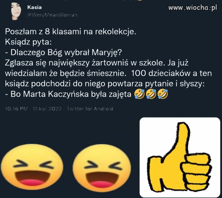 Chciałabym zobaczyć reakcję księdza.