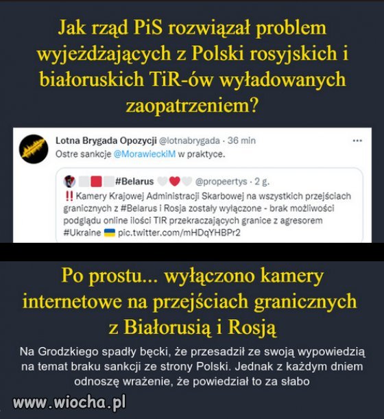 Brawo PiS! Czego nie widać, tego nie ma...