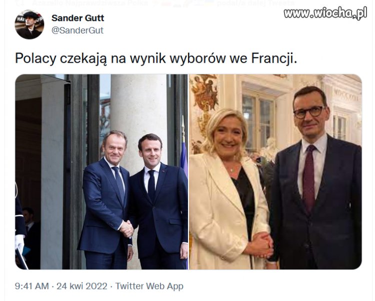 Mam nadzieję że przyjaciółka Putina i całego pis-uaru przegra
