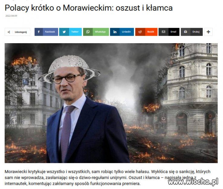 Kto to jest ? Chodzi i klamie...Morawiecki polski premier!