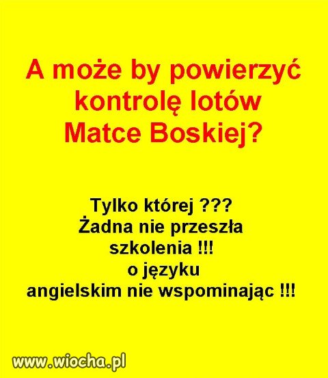 Dlaczego kontrola lotów jeszcze nie została zawierzona?